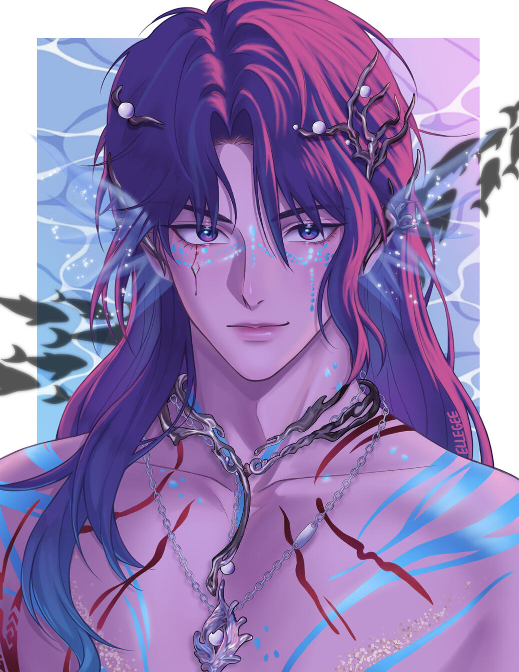 Rafayel (Lemurian Sea God) from Love & Deepspace