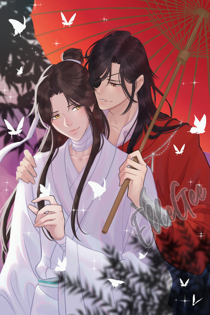 Xie Lian and Hua Cheng from Heaven Official's Blessing