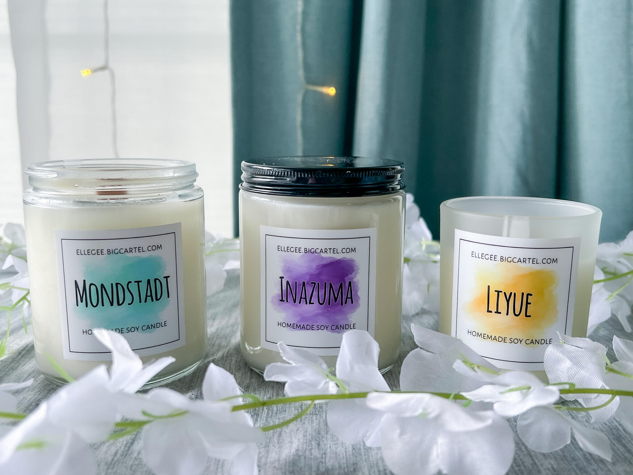 Genshin Themed Candles