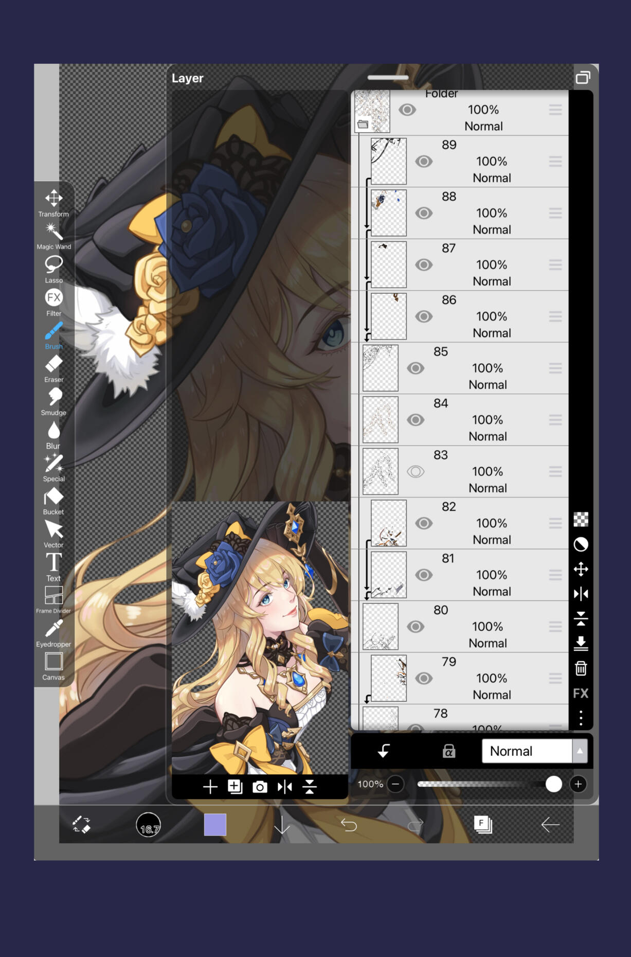 WIP for Navia (Genshin Impact)