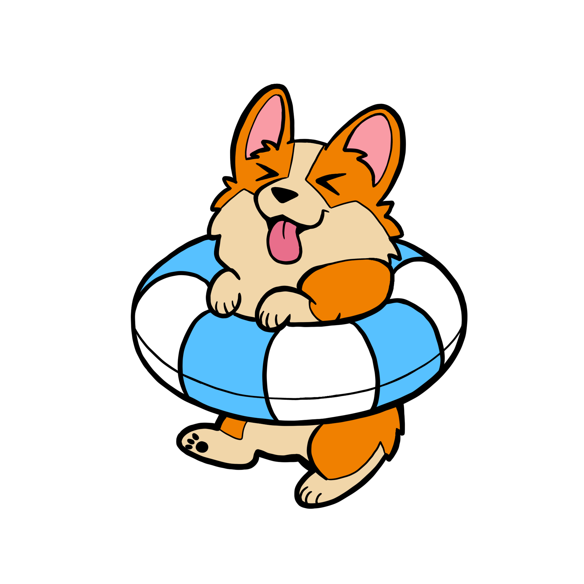 Summertime Corgi
